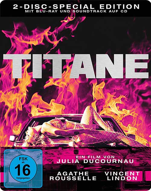 Titane Film 2022 Blu-ray Steelbook Cover shop kaufen