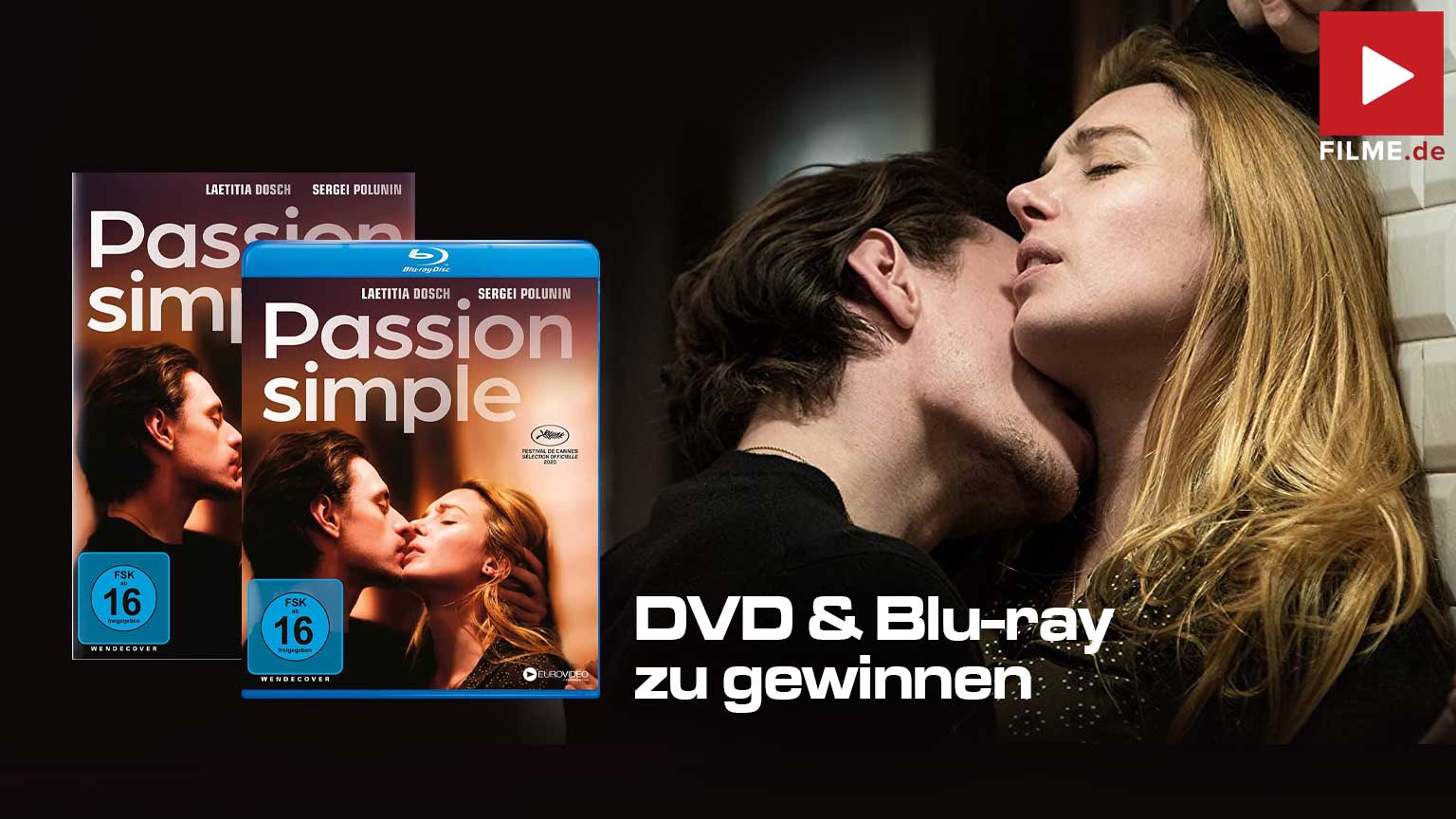 PASSION SIMPLE Film 2022 Blu-ray DVD Gewinnspiel gewinnen Artikelbild