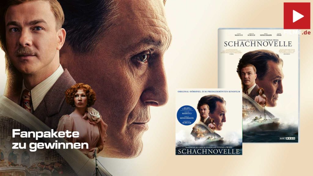Schachnovelle Film 2022 Blu-ray DVD Gewinnspiel gewinnen Artikelbild
