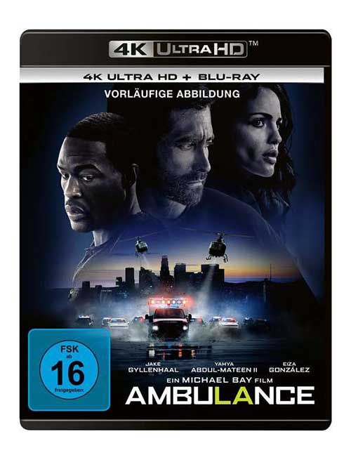 AMBULANCE (4K Ultra HD) (+ Blu-ray 2D) Film 2022 shop kaufen