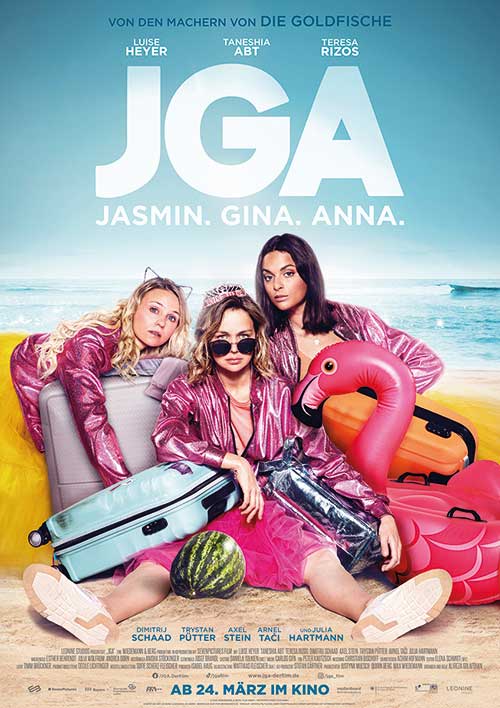 JGA: JASMIN. GINA. ANNA. Film 2022 Kino Plakat Blu-ray Cover shop kaufen