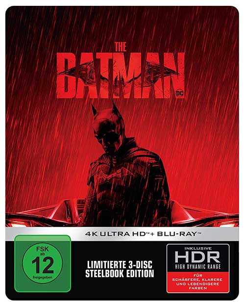 The Batman - Limited Steelbook 4K UHD exklusiv bei amazon.de [Blu-ray] Cover shop kaufen