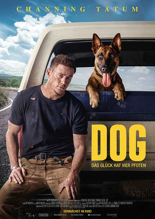 DOG - DAS GLÜCK HAT VIER PFOTEN Film 2022 Kino Plakat