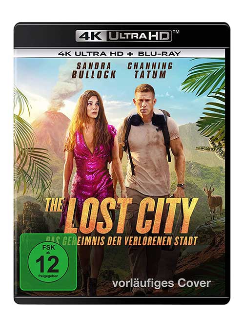 THE LOST CITY – DAS GEHEIMNIS DER VERLORENEN STADT Film 2022 4K UHD Cover shop kaufen