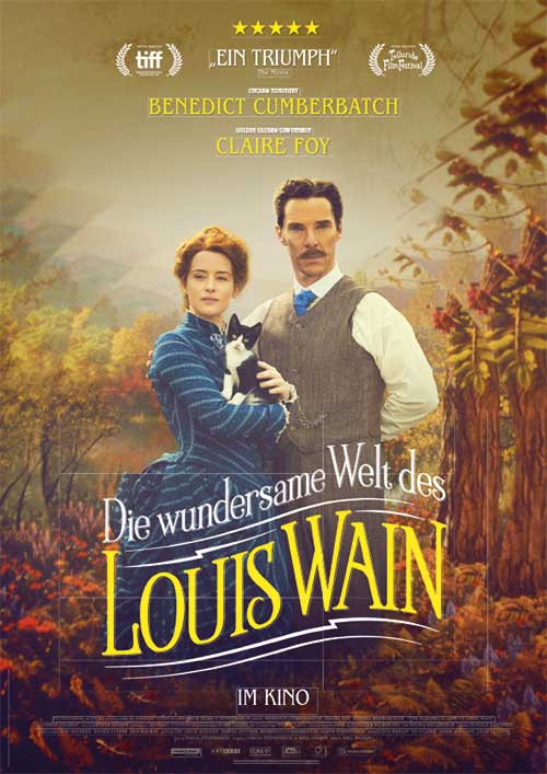 DIE WUNDERSAME WELT DES LOUIS WAIN Film 2022 Kino Plakat