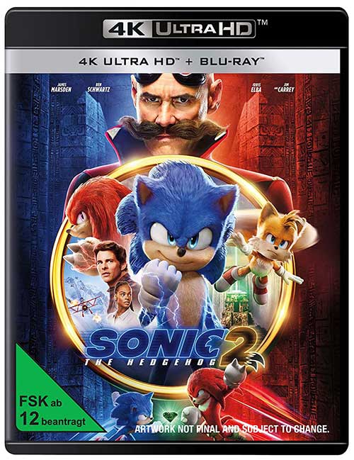 SONIC THE HEDGEHOG 2 Film 2022 4K UHD Cover shop kaufen