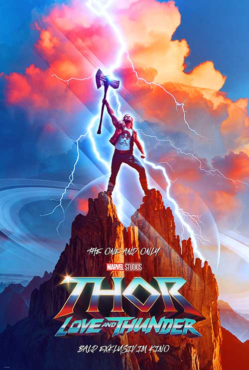 Thor: Love and Thunder Film 2022 Kino Plakat