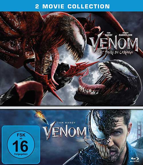 VENOM + VENOM: LET THERE BE CARNAGE (Blu-ray) Doppelpack shop kaufen