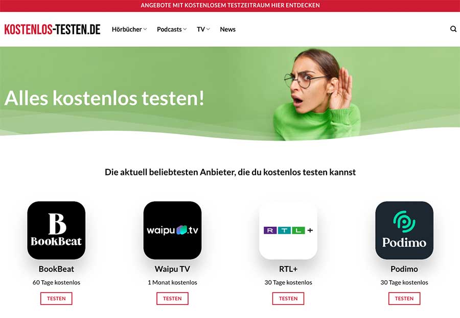 Kostenlos-testen.de Anbegot kostenfrei kostenlos schnäppchen gratis Partner