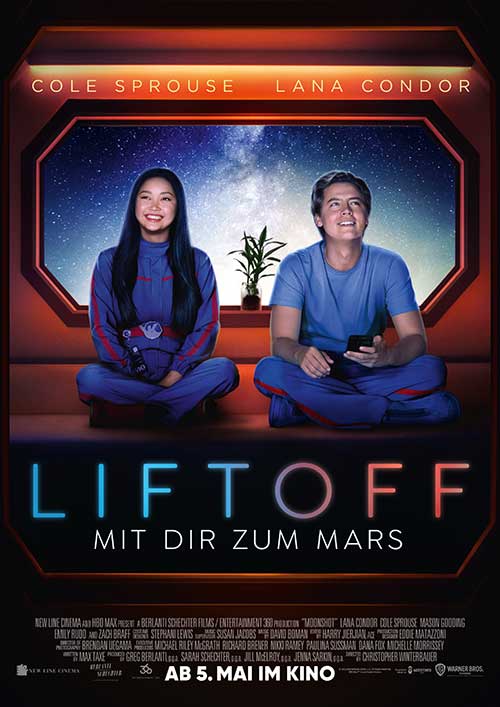 Liftoff - Mit dir zum Mars Film 2022 Kino Plakat