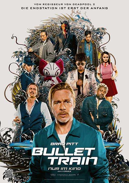 Bullet Train Film 2022 Kino Plakat