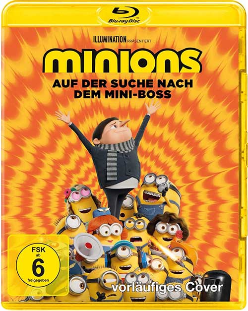  Minions 2 - Auf der Suche nach dem Mini-Boss Film 2022 Blu-ray Cover shop kaufen