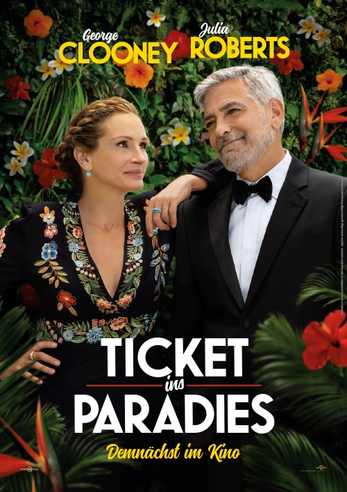 TICKET INS PARADIES Film 2022 Kino Plakat