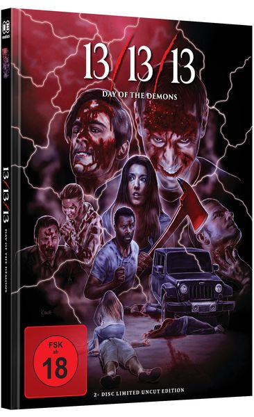 13/13/13 - Day of the Demons - Mediabook - Cover A - Limited Edition  (Blu-ray+DVD)