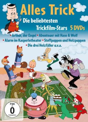 Alles Trick - Die beliebtesten Trickfilm-Stars  [5 DVDs]
