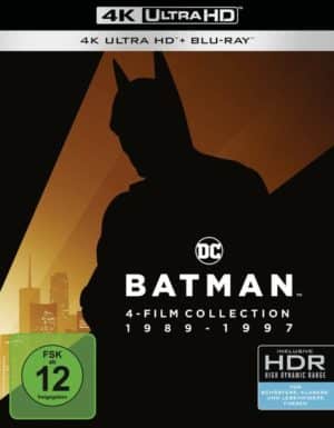Batman 1-4 - 4K Collection (4K Ultra HD + Blu-rays)  (8 Discs)
