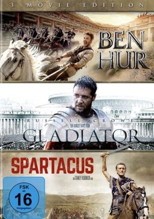 Ben Hur / Gladiator / Spartacus  [4 DVDs]