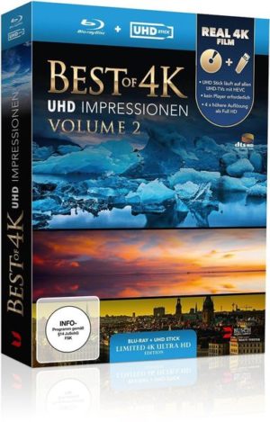 Best of 4K - Vol. 2  Limited Edition (Mastered in 4K) (+ UHD-Stick in Real 4K)