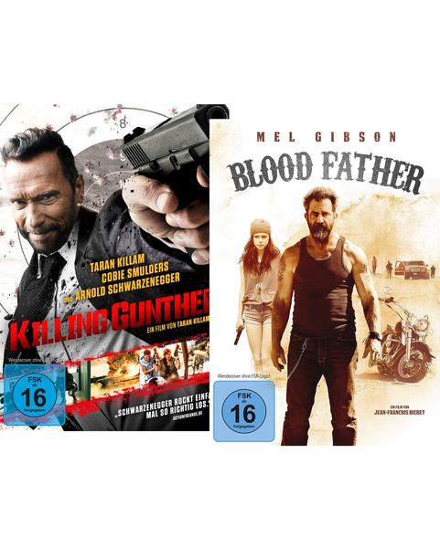 Bundle: Killing Gunther / Blood Father LTD.  [2 DVDs]