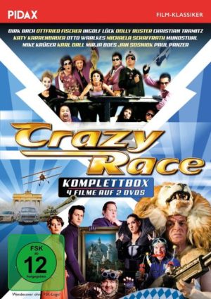 Crazy Race - Komplettbox / Die komplette 4-teilige Spielfilm-Reihe mit absoluter Starbesetzung (Pidax Film-Klassiker)  [2 DVDs]