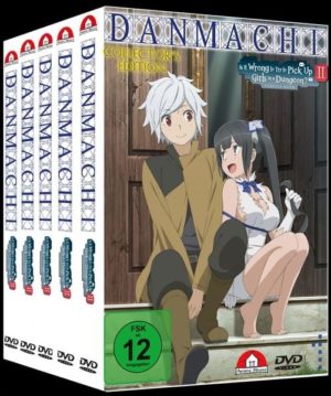 DanMachi - Is It Wrong to Try to Pick Up Girls in a Dungeon? - 2. Staffel - Gesamtausgabe ohne Schuber  [5 DVDs]