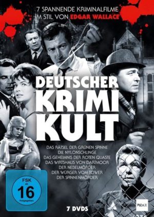 Deutscher Krimi-Kult / 7 spannende Kriminalfilme im Stil von Edgar Wallace (Pidax Film Klassiker)  [7 DVDs]