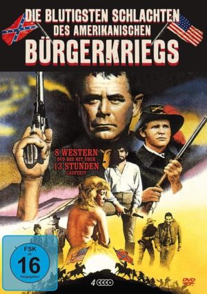 Die blutigsten Schlachten des Amerikanischen Bürgerkriegs  [4 DVDs]