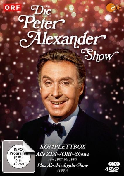 Die Peter Alexander Show - Komplettbox (Alle ZDF-Shows von 1987-1995 plus Abschiedsgala) - Fernsehjuwelen  [4 DVDs]