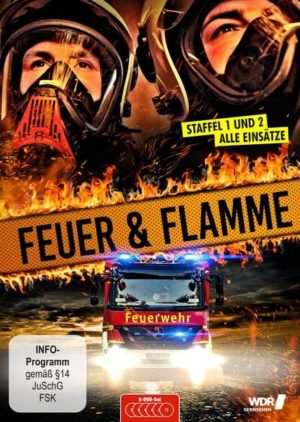 Feuer und Flamme - Mit Feuerwehrmännern im Einsatz - Staffel 1+2  [6 DVDs]