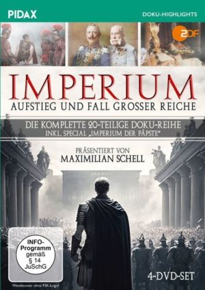 Imperium - Aufstieg und Fall großer Reiche / Die komplette 20-teilige Doku-Serie inkl. Special „Imperium der Päpste“ (Pidax Doku-Highlights)  [4 DVDs]