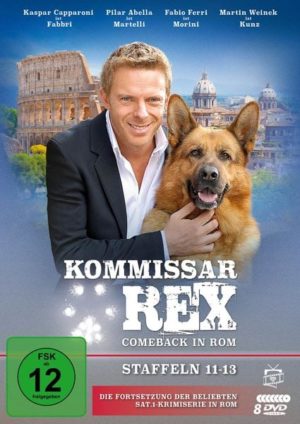 Kommissar Rex - Comeback in Rom (Staffeln 11-13) (Die Fortsetzung der SAT.1-Krimiserie in Rom) (Fernsehjuwelen)  [8 DVDs]