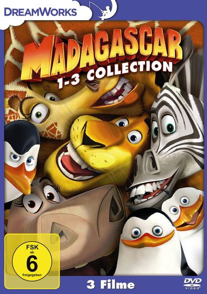 Madagascar 1-3  [3 DVDs]