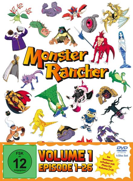 Monster Rancher Vol. 1 (Ep. 1-26) im Sammelschuber  [4 DVDs]