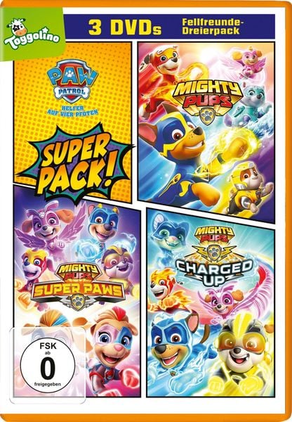 Paw Patrol - Mighty Pups 3er Pack  [3 DVDs]