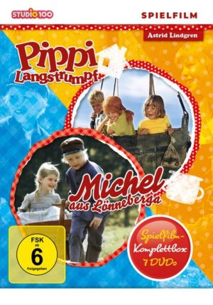 Pippi Langstrumpf & Michel aus Lönneberga - Spielfilm Box  [7 DVDs]