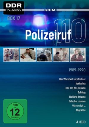Polizeiruf 110 - Box 17 (DDR TV-Archiv) mit Sammelrücken  [4 DVDs]