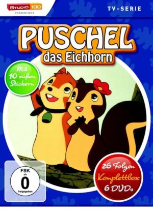 Puschel - Das Eichhorn Komplettbox  [6 DVDs]