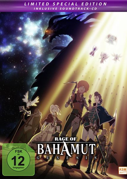 Rage of Bahamut - Genesis  Special Limited Edition [3 DVDs] (+ CD-Soundtrack) - Mediabook