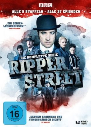 Ripper Street - Die komplette Serie - Alle 5 Staffeln - Alle 37 Episoden  [14 DVDs]