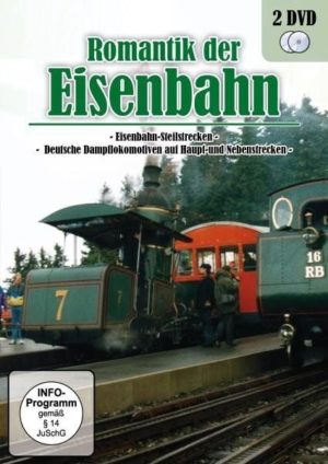 Romantik der Eisenbahn - Deutsche Dampflokomotiven & Eisenbahn-Steilstrecken  [2 DVDs]
