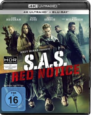 S.A.S. Red Notice  (4K Ultra HD) (+ Blu-ray 2D)