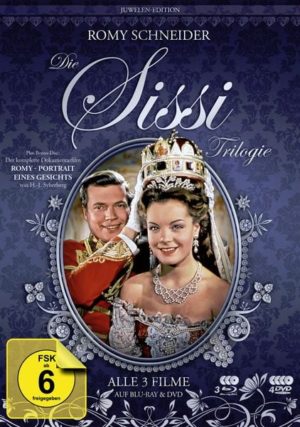 Sissi Trilogie - Juwelen-Edition + Dokumentarfilm 'Romy Schneider - Portrait eines Gesichts'  (+ 3 DVDs + Doku-DVD) [3 BRs]