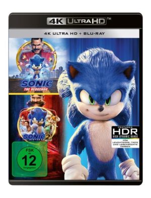 Sonic the Hedgehog - 2-Movie Collection  (2 x 4K Ultra HD) (+ 2 x  Blu-ray 2D)