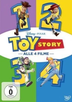 Toy Story 1-4  [4 DVDs]