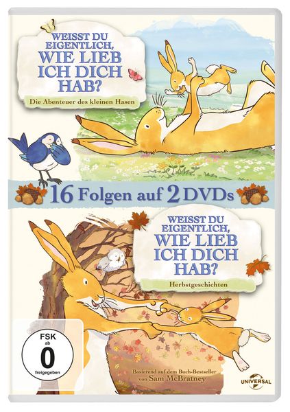 Weißt du eigentlich wie lieb ich dich hab Doppelpack: Abenteuer des kleinen Hasen / Herbstgeschichten  [2 DVDs]