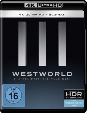 Westworld - Die komplette 3. Staffel - Repack  (3 Blu-rays 4K Ultra HD) (+ 3 Blu-rays 2D)