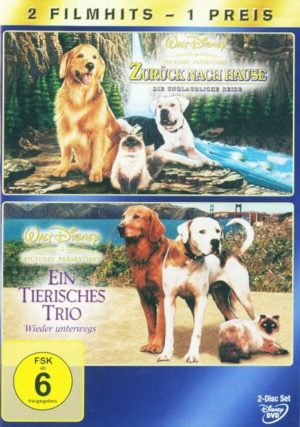 Zurück nach Hause/Ein tierisches Trio  [2 DVDs]